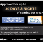 FREE One Month Trial of Contacts!