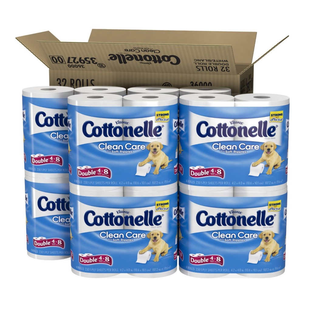 Cottonelle Clean Care Toilet Paper just .23 per single roll shipped!