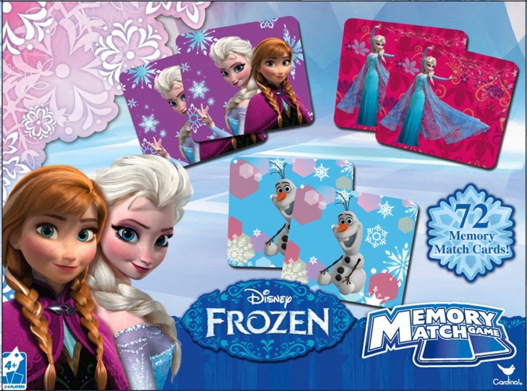 frozen memory card game