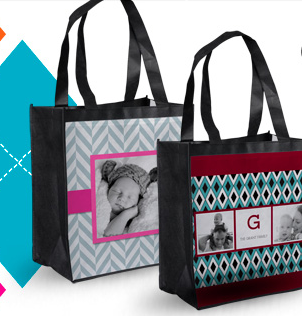 personalized photo totes