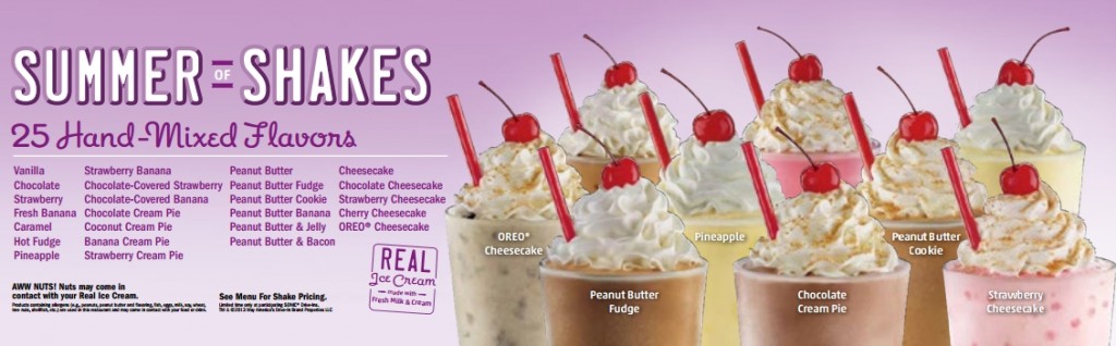 Sonic Summer of Shakes: Half Price Shakes after 8!